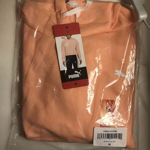 Puma Modern Sport Hoodie SMALL Cropped Sweatshirt COLOR Apricot Blush New S:M